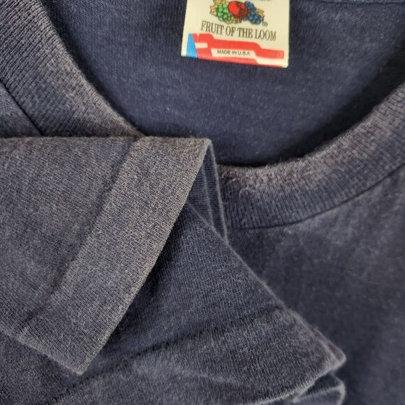 Vintage Fruit Of The Loom Shirttales 1981 Oh Sh!+ Frontside Graphic Tee XL - Picture 6 of 10